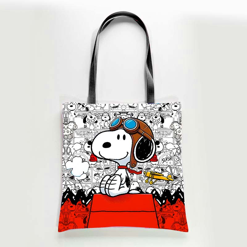 Bolsa de lona impermeable Snoopy Aviador
