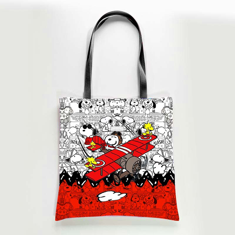 Bolsa de lona impermeable Snoopy Aviador