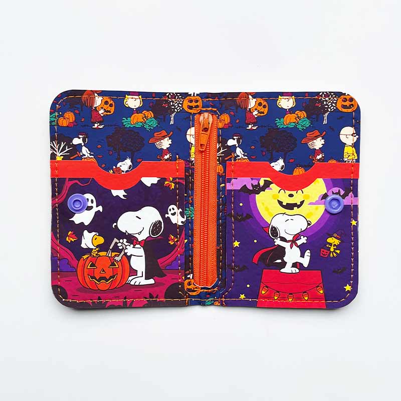 Billetera de cuerina Snoopy Cute Horror