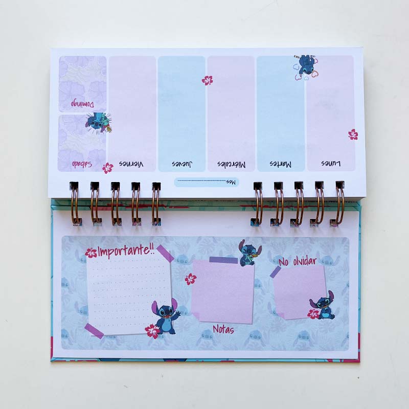 Planner semanal Stitch