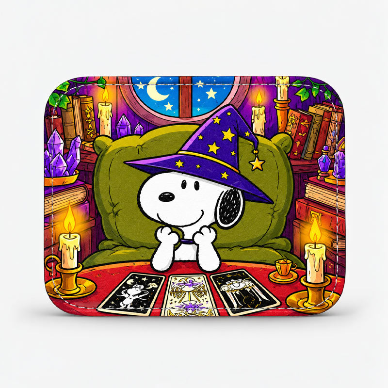 Tarjetero de cuerina Snoopy Mystic