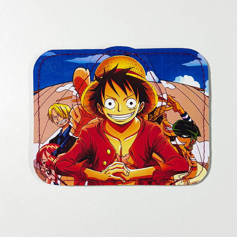 Tarjetero de cuerina One Piece
