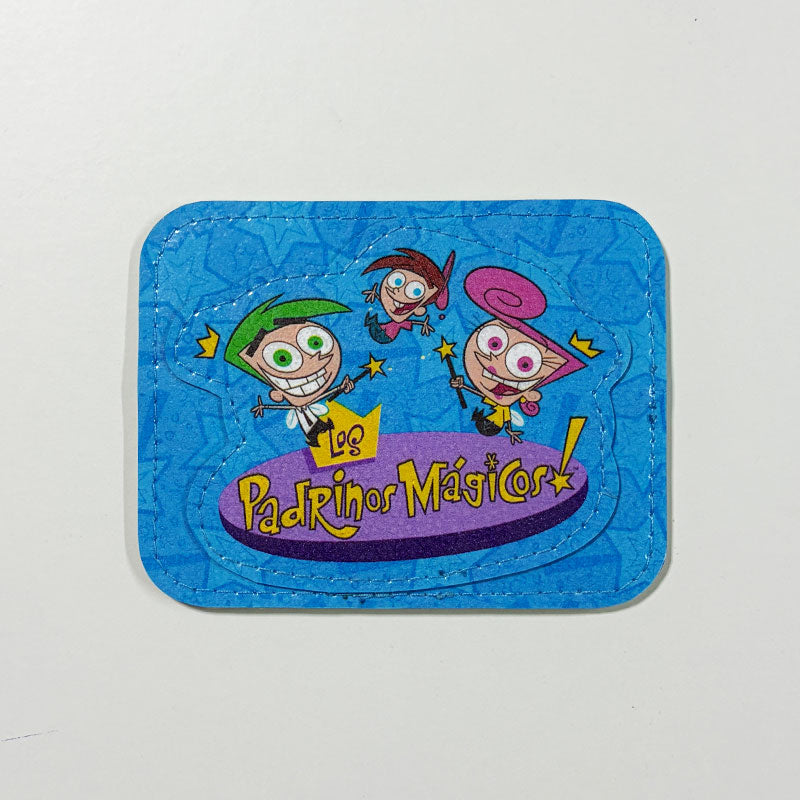 Tarjetero de cuerina Los Padrinos Mágicos