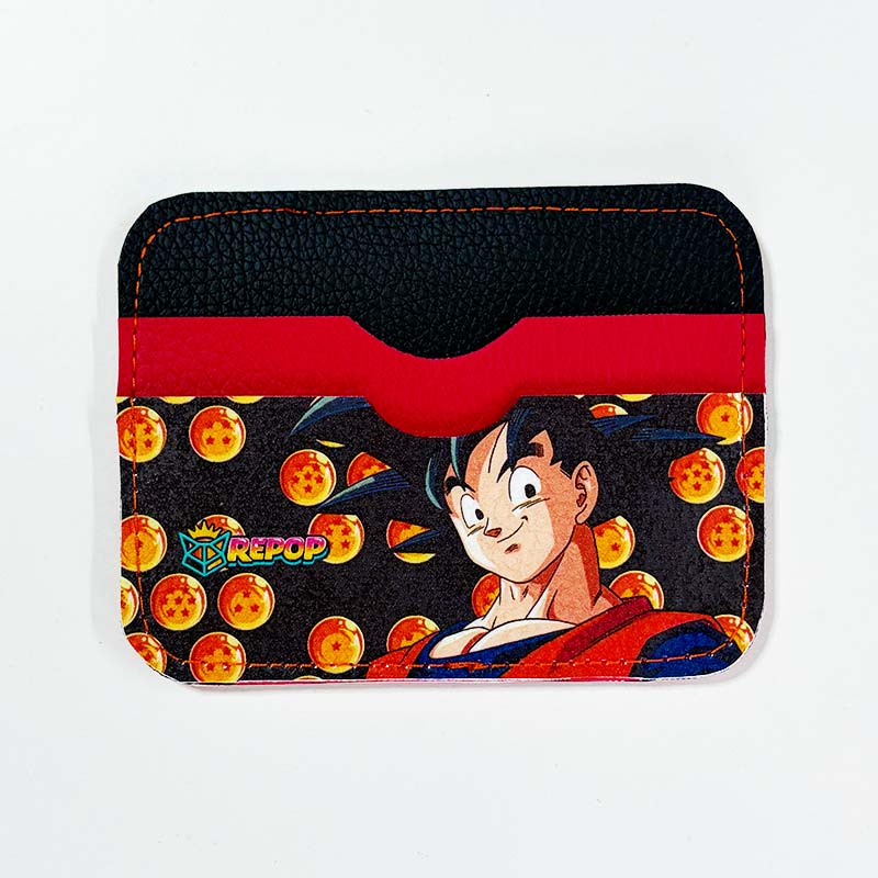 Tarjetero de cuerina Dragon Ball