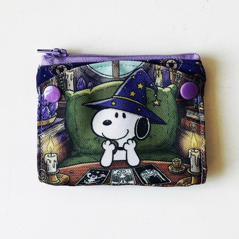 Tarjetero Monedero Snoopy Mystic