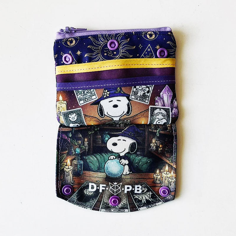 Tarjetero Monedero Snoopy Mystic