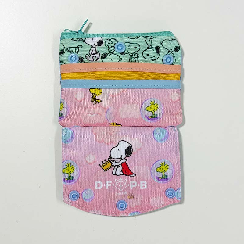 Tarjetero Monedero Snoopy Colors