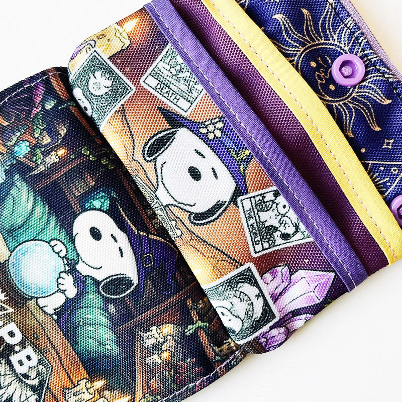Tarjetero Monedero Snoopy Mystic