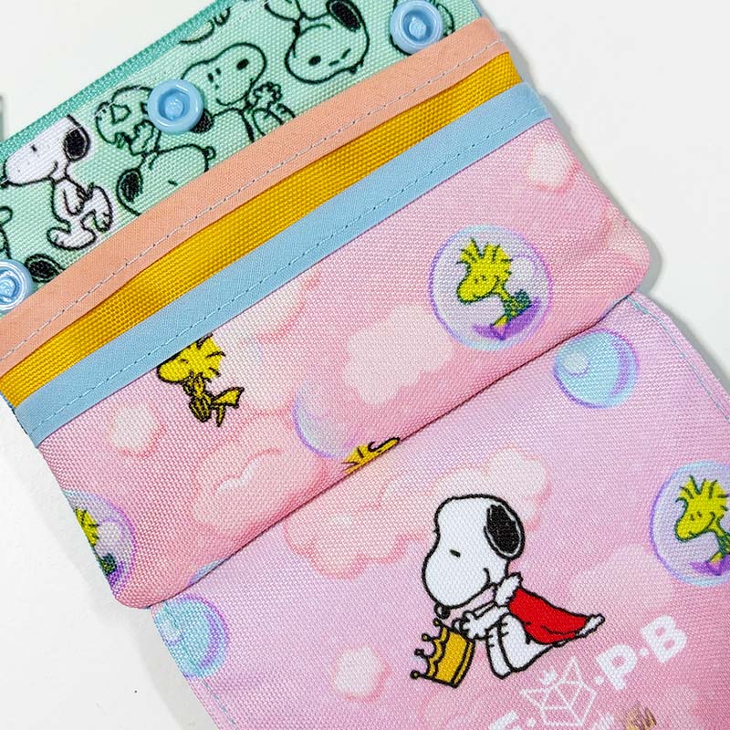 Tarjetero Monedero Snoopy Colors