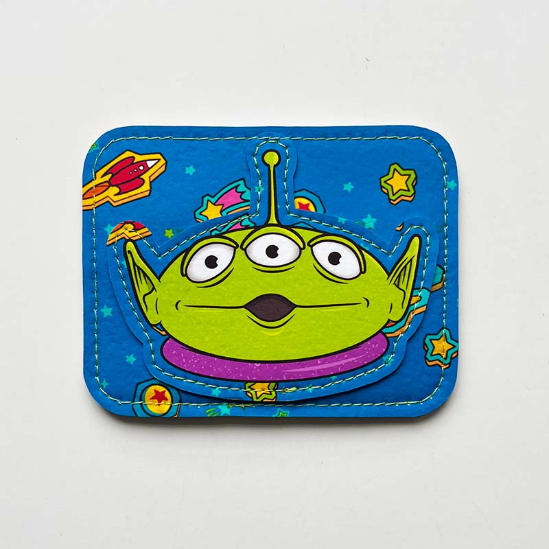 Tarjetero de cuerina Marcianos Toy Story