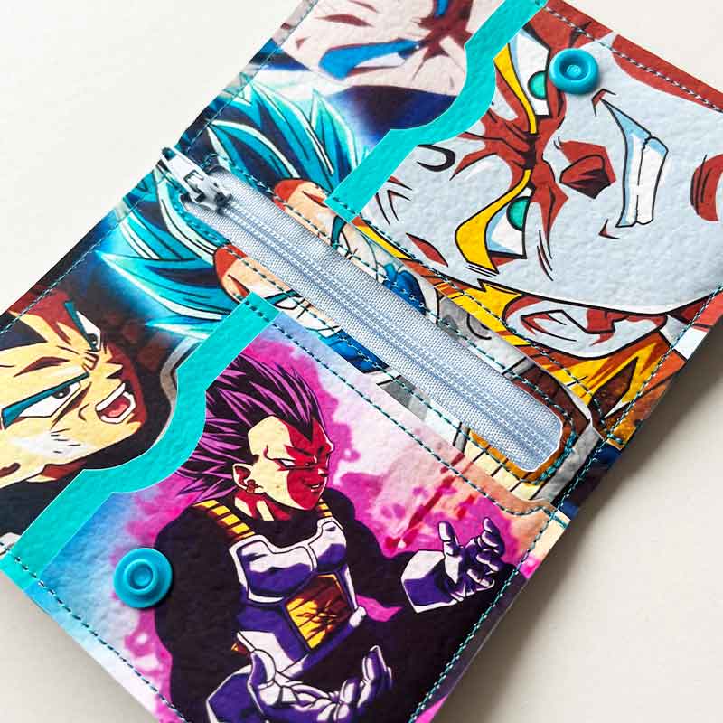 Billetera de cuerina Vegeta
